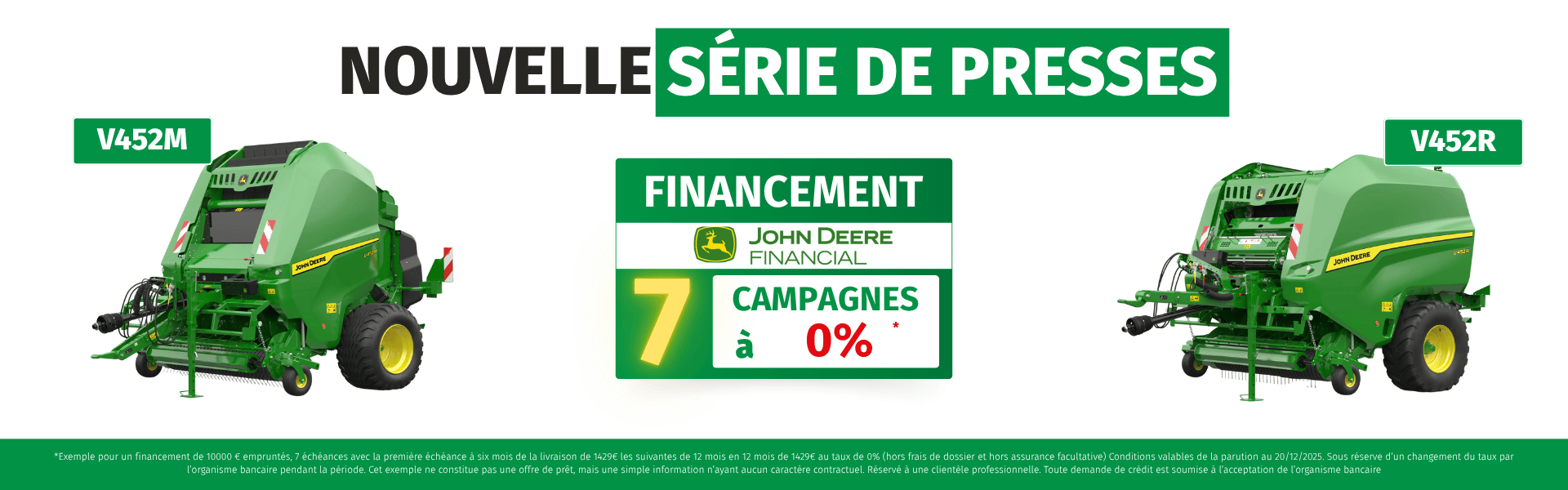 Nouvelles presses John Deere - Défi-Mat