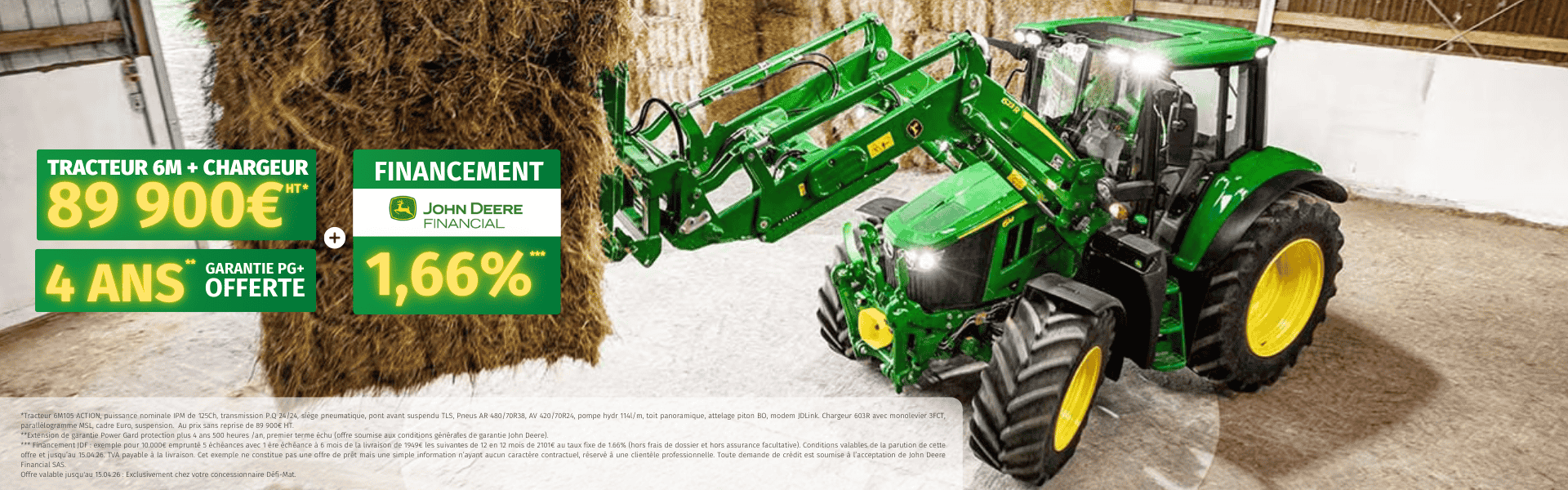 6M Chargeur John Deere 89 900€