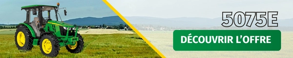 Offre exceptionnelle John Deere 5075E- Sommet de l'élevage Défi-Mat