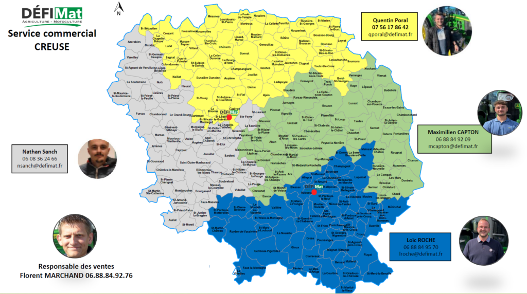Carte vendeur Défi-Mat Département Creuse