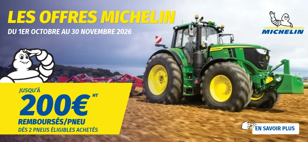 Offres Pneus Michelin disponible chez Défi-Mat