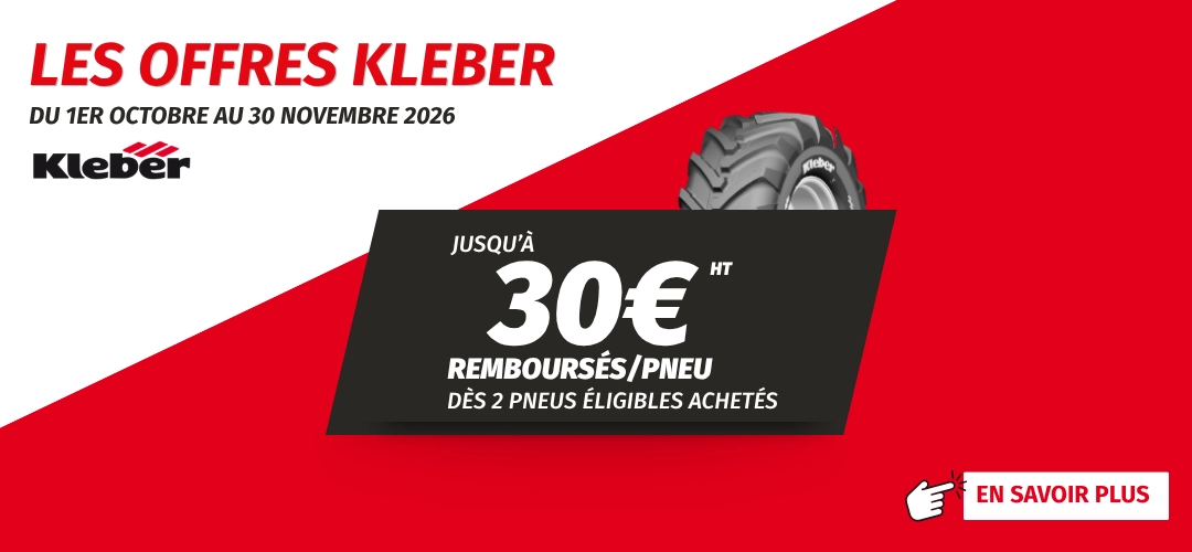 Offres Kleber disponible chez Défi-Mat